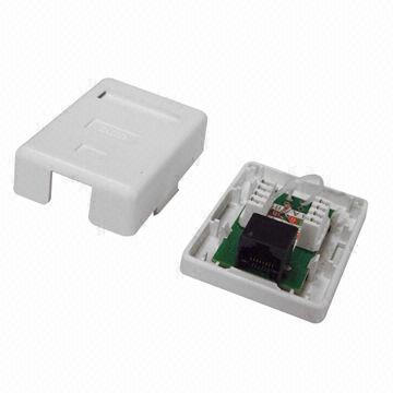 Single Port Cat5e/CAT6 UTP Surface Mount Box